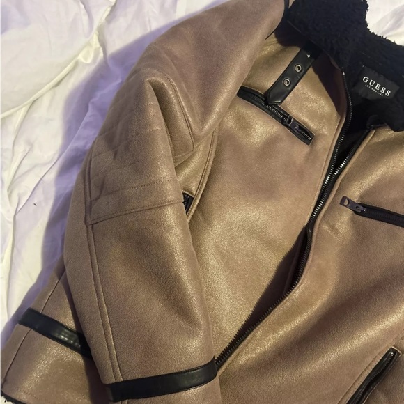 Vintage guess biker style bomber jacket - Picture 4 of 6